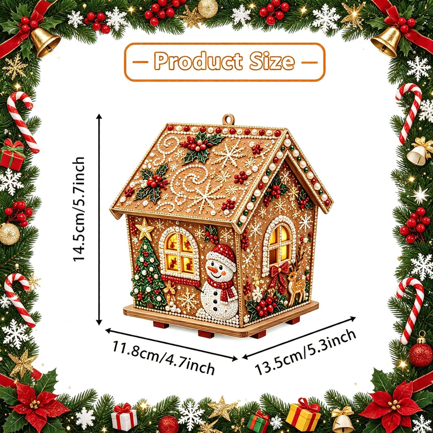 🎄Plymagic DIY Pearl Art – Christmas Collection, Holiday DIY Craft Decor Kit