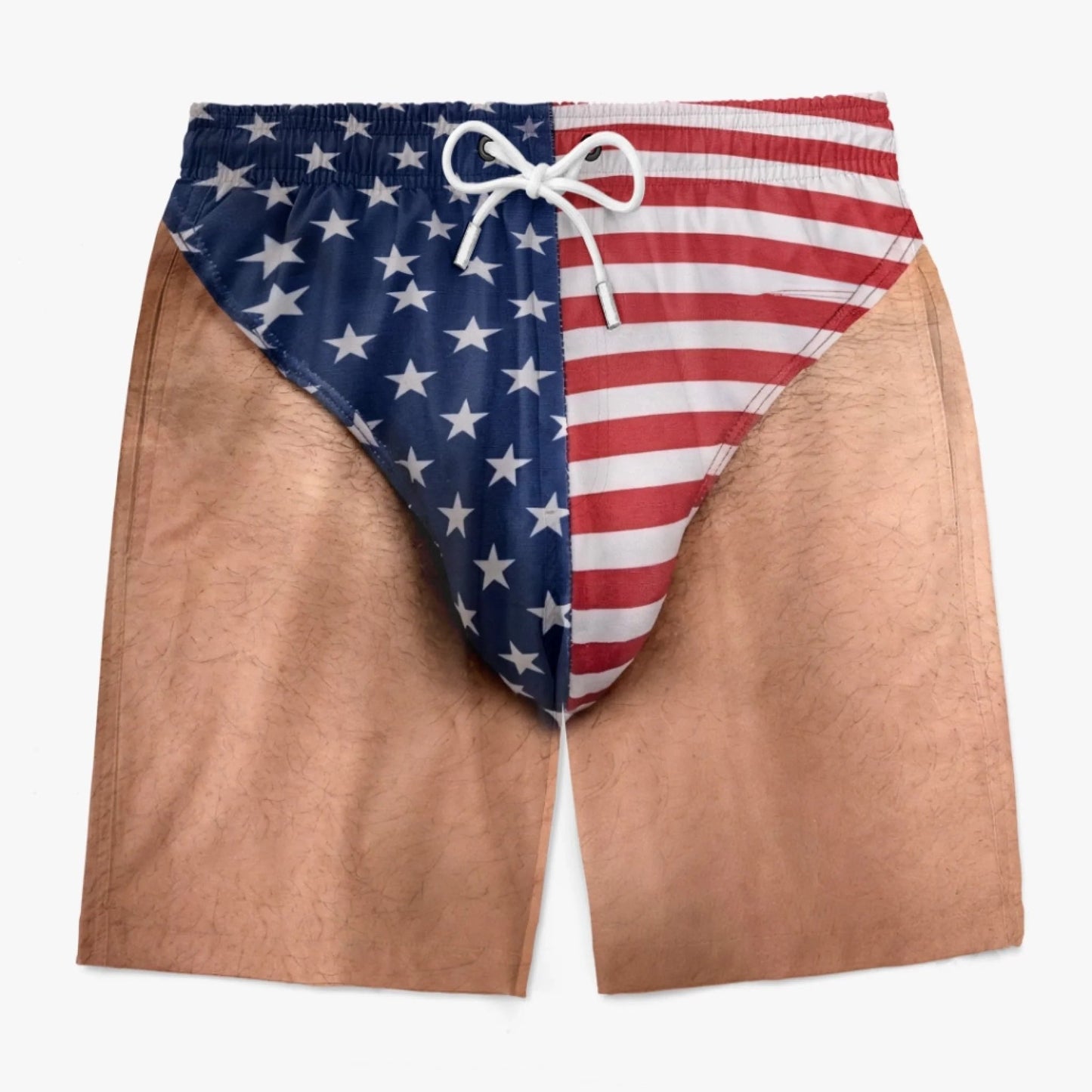 Funny Patriotic Menโs Swim Trunks โ Freedom Casual Summer Beach Board Shorts, Quick Dry Beach Shorts ๐๐๏ธ