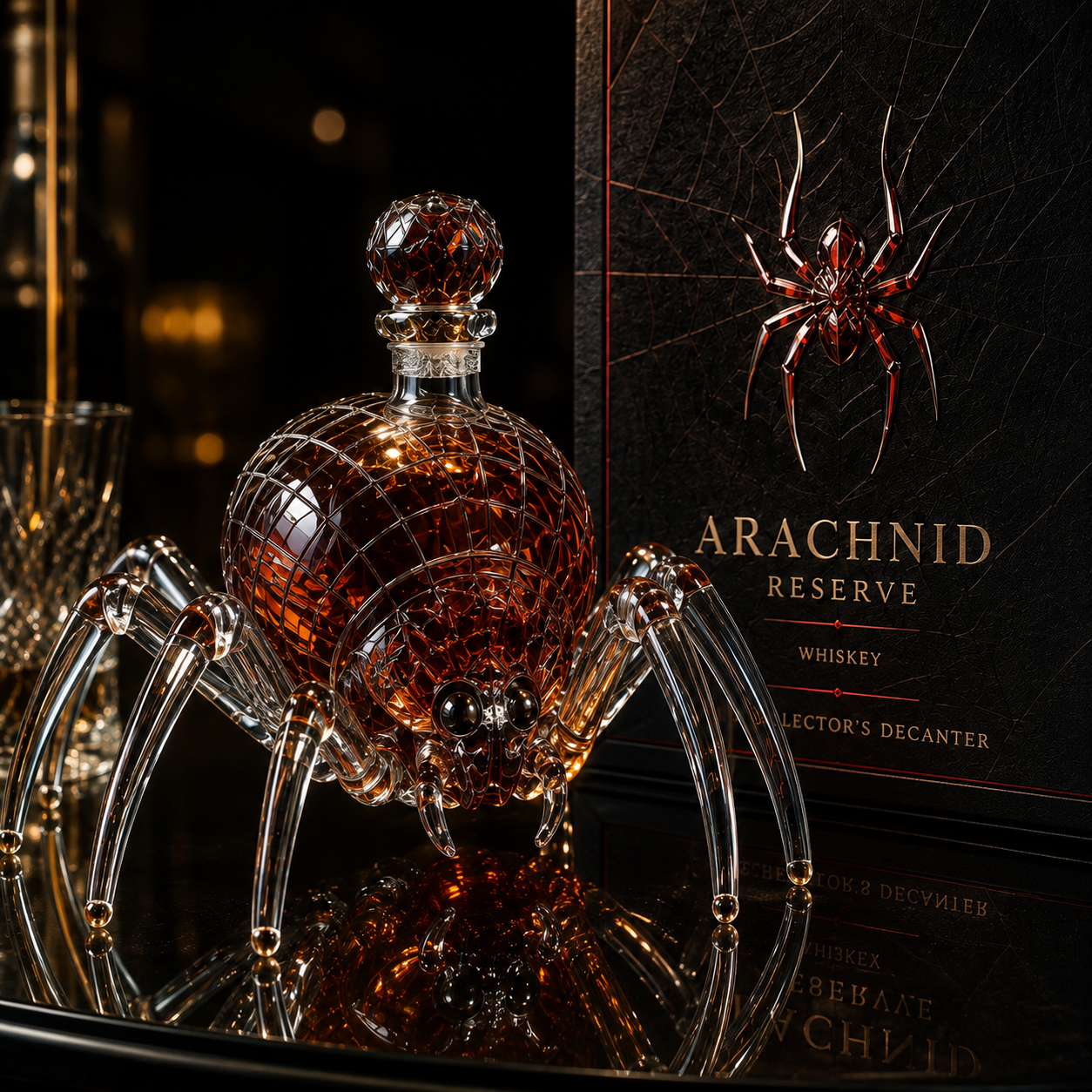 🕷️ Spider Whiskey Decanter