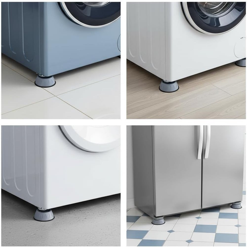 🏠 Anti-Vibration Washing Machine Stabilizer Pads (4-Pack)