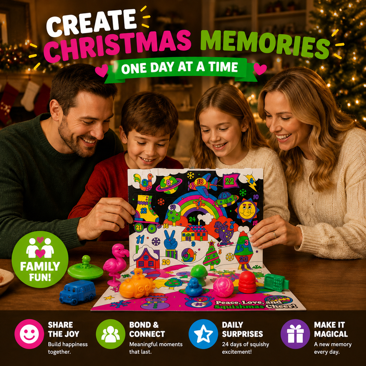 ๐ 24-Day Squishy Advent Calendar โ A New Surprise Every Day ๐