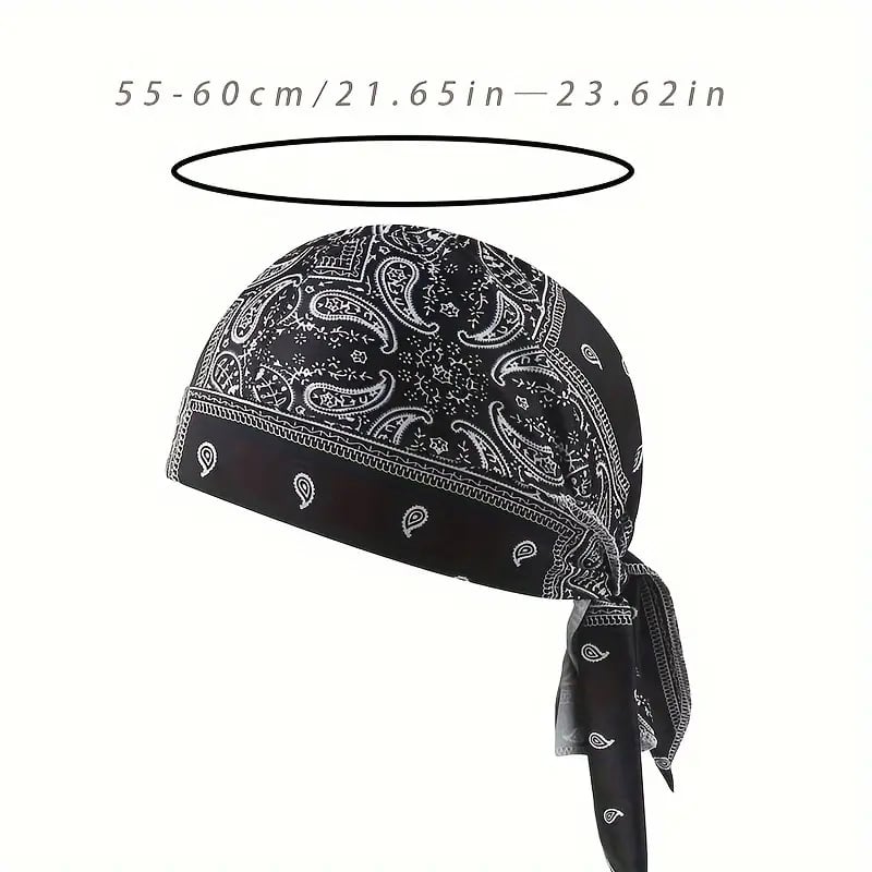 🌞Paisley Cooling Headscarf Cap, Breathable Sweat‑Wicking Sun Protection Head Wrap