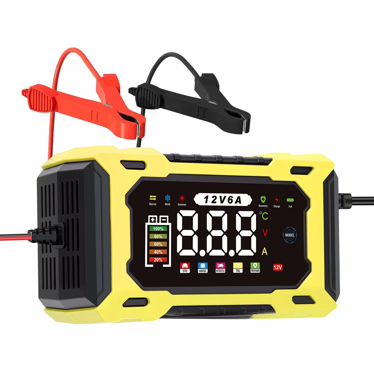 🔌🚗12V/24V Smart Battery Charger, Maintainer & Trickle Charger 🔋