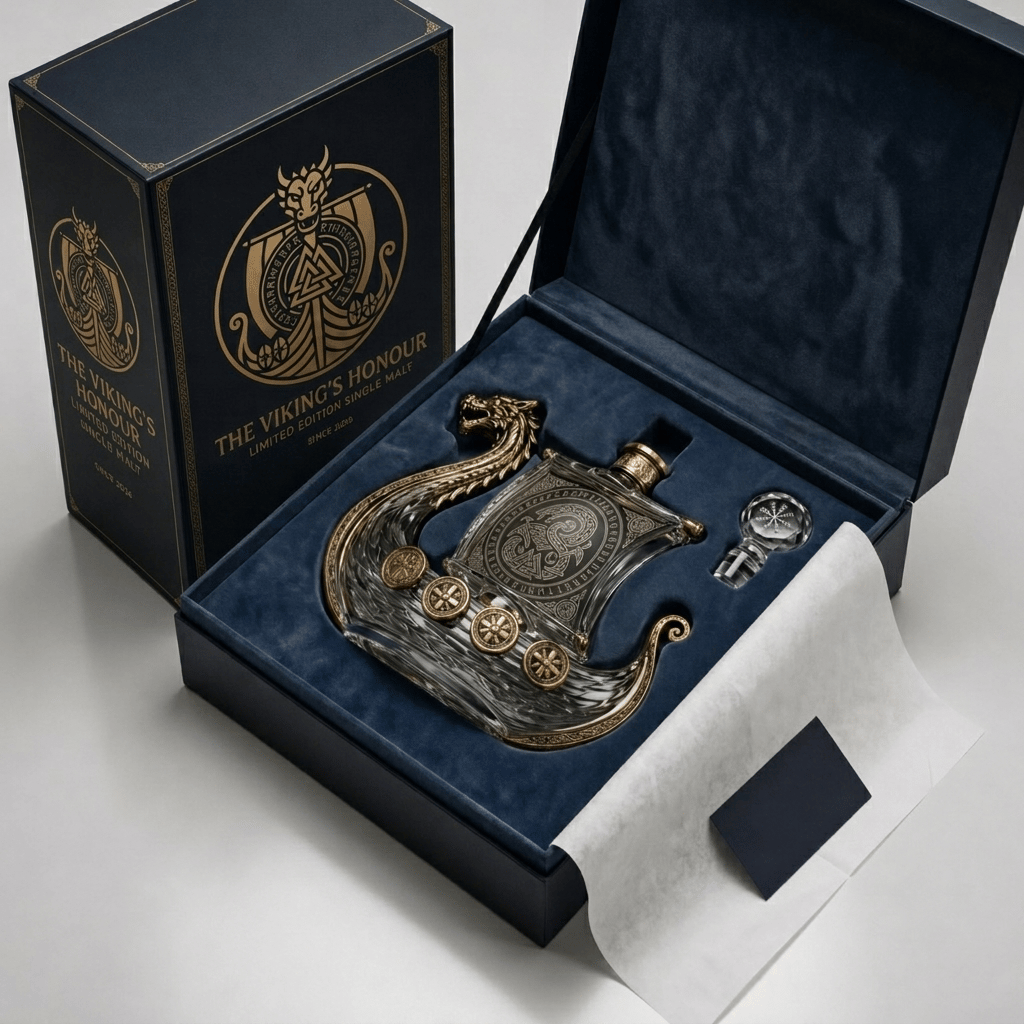 🛡️⚔️The Viking's Honour - Limited Edition Crystal Whiskey Decanter