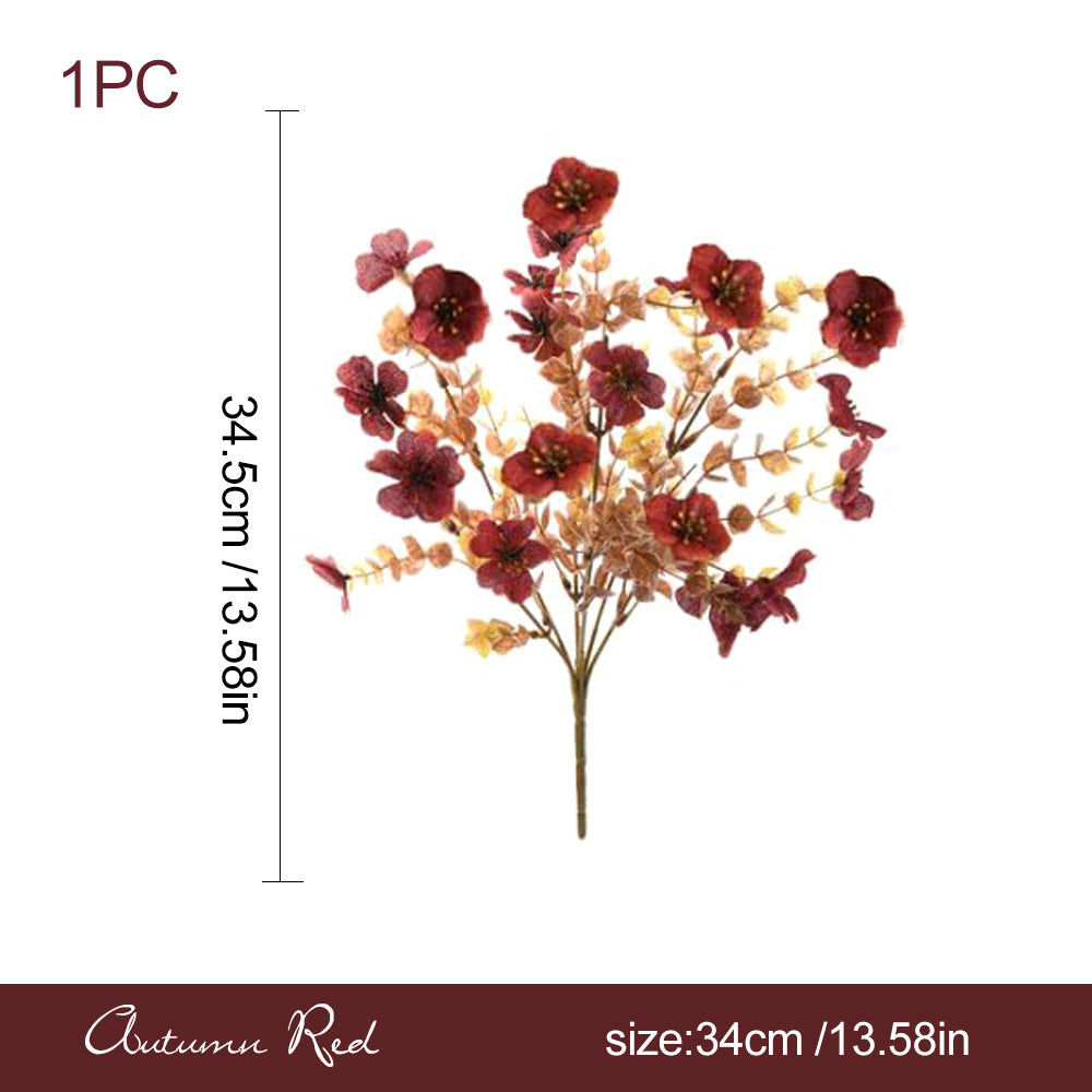 Fall Artificial Flower Halloween 12pcs, UV Resistant Colorful Fake Flower🍂