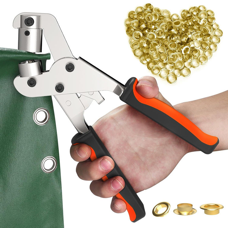 ⏳Time-Limited Special⏰Eyelet Pliers Set – Durable, Complete, For Tarps & DIY 🔩