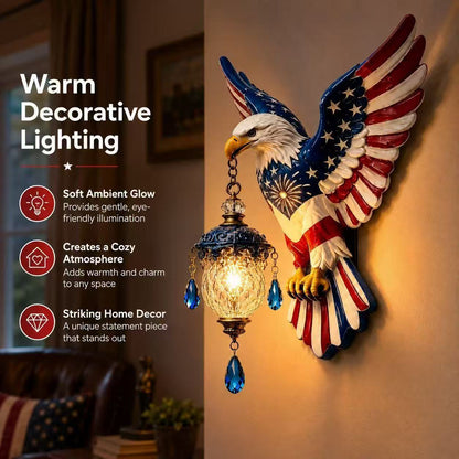 🦅American Freedom Eagle Pendant Wall Light – Unique Gift for Patriots🎁