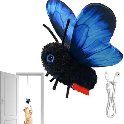 🦋 Fluttering Electric Butterfly Cat Toy | Interactive Moving Playmate for Indoor  Kitties