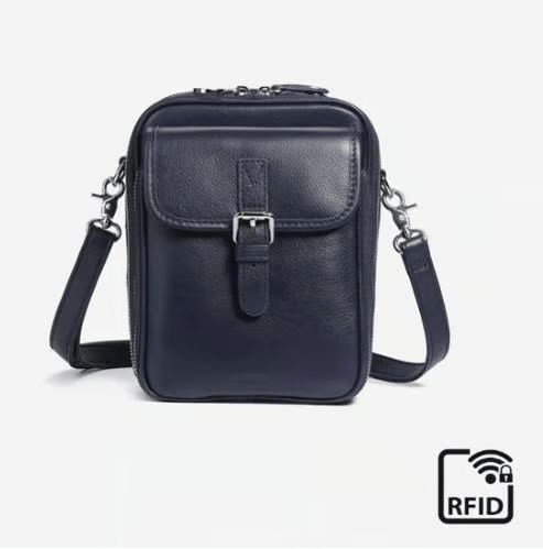 🔥Crossbody Leather RFID Bag