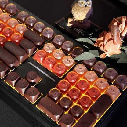 🔥50% OFF！💄 IP108 Lipstick Shape Wireless Mechanical Keyboard, Tri-Mode RGB Desk Keyboard✨