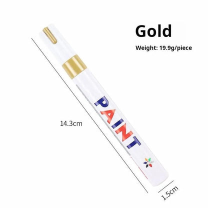 🎨 Oil-Based Paint Marker Pen | Waterproof & Quick-Dry | Tires, Shoes, Glass, Metal & More |  12 Colors