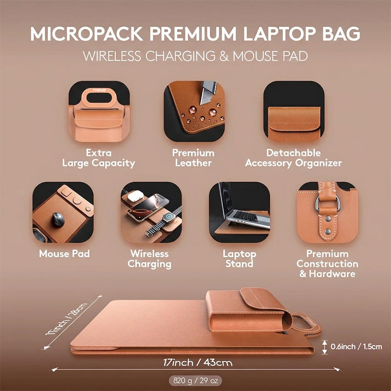 🏅💻New Premium Wireless Charging Laptop Bag