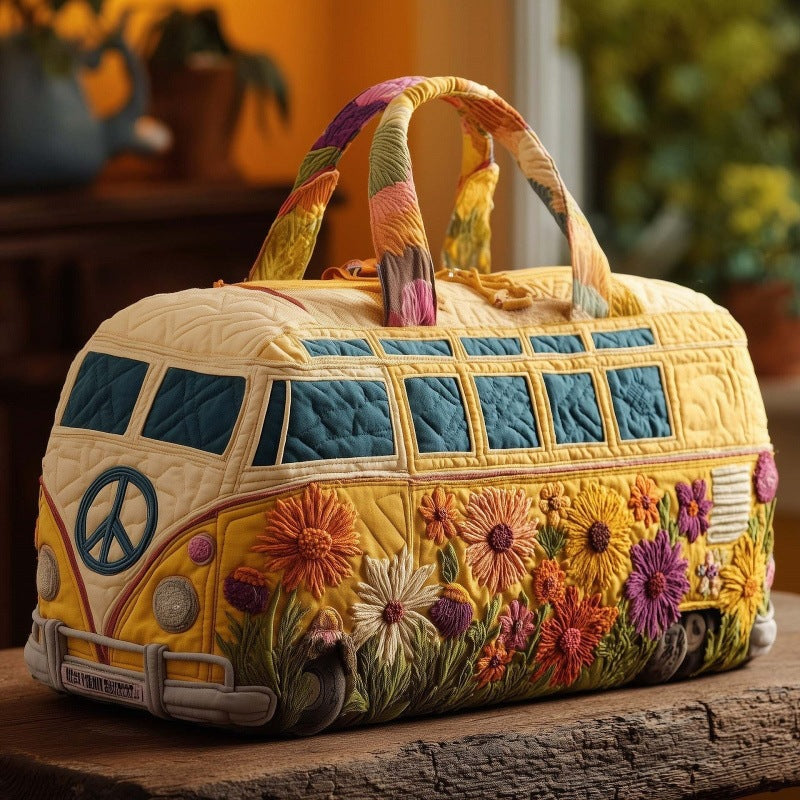 🔥LAST DAY 50% OFF✨Hippie Van Quilted Duffle Bag