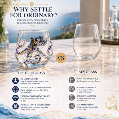 3D Ocean Animal Artisan Glassware Collection