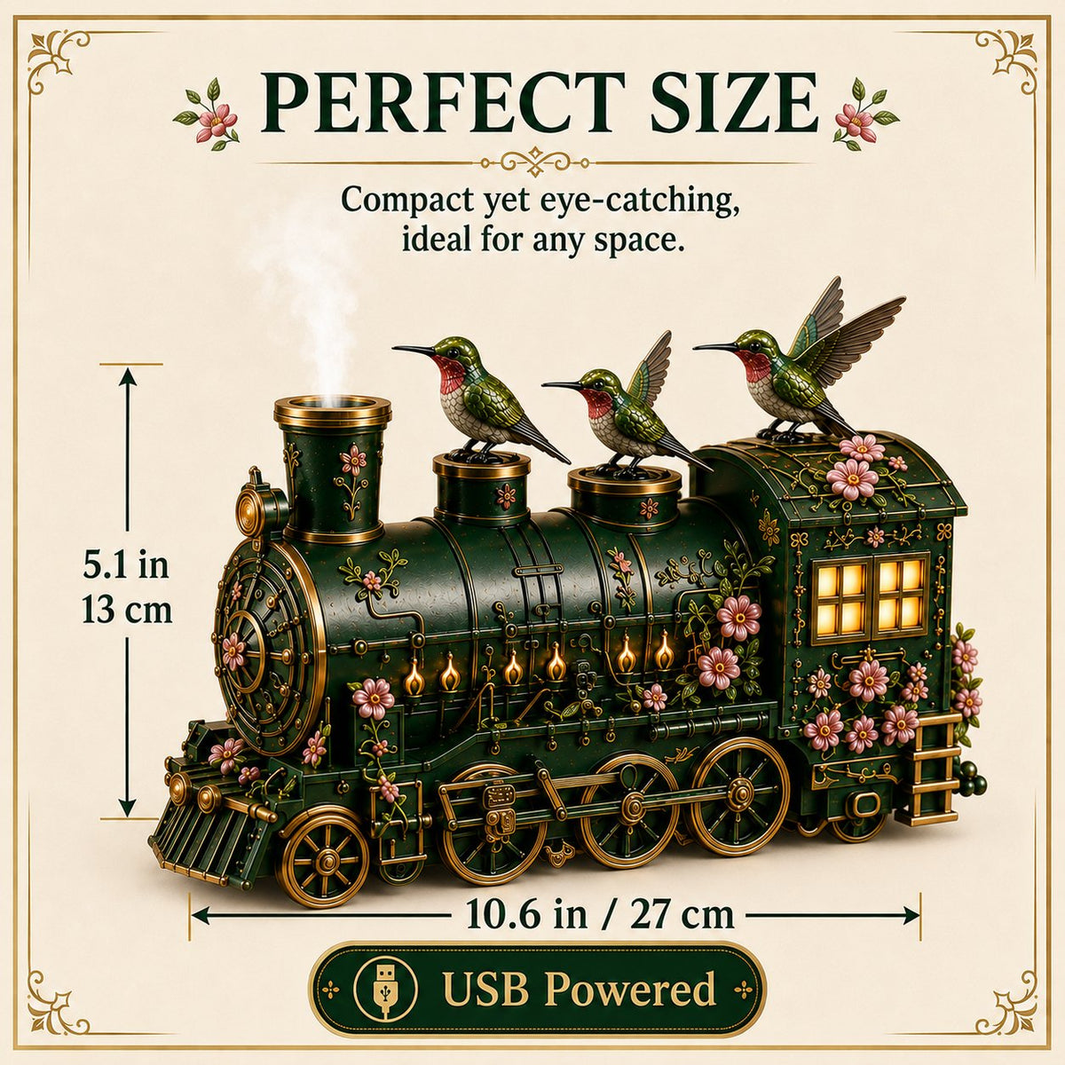 🔥Last Day 49% OFF🚂 Hummingbird Train Diffuser