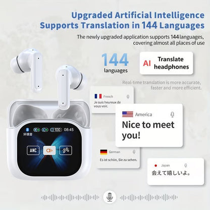 🎁🔥Bluetooth Wireless Translation Earbuds with LED Display for iOS & Android