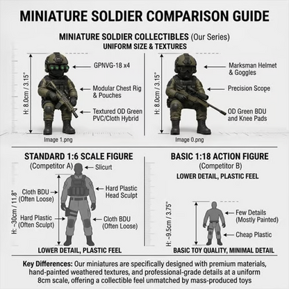 🔥Mini Hardcore Tactical Special Forces  Figure
