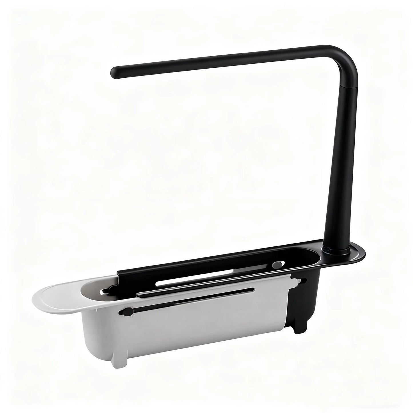 ✨ Adjustable Telescopic Sink Organizer – Drain, Dry & Declutter