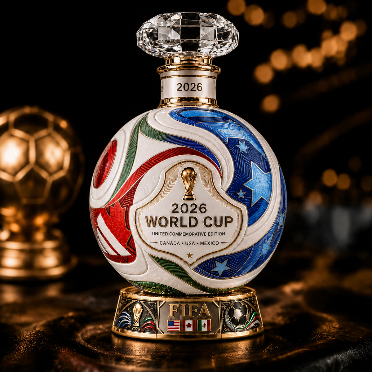 ⚽ Own the Glory: 2026 Match Ball Decanter – Heritage Edition