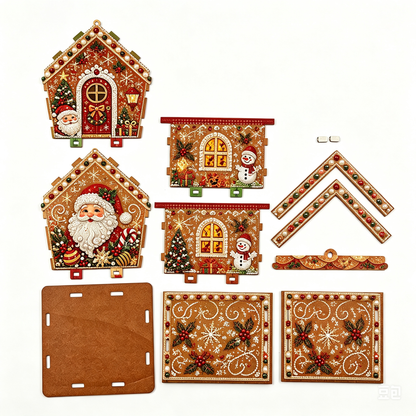 🎄Plymagic DIY Pearl Art – Christmas Collection, Holiday DIY Craft Decor Kit