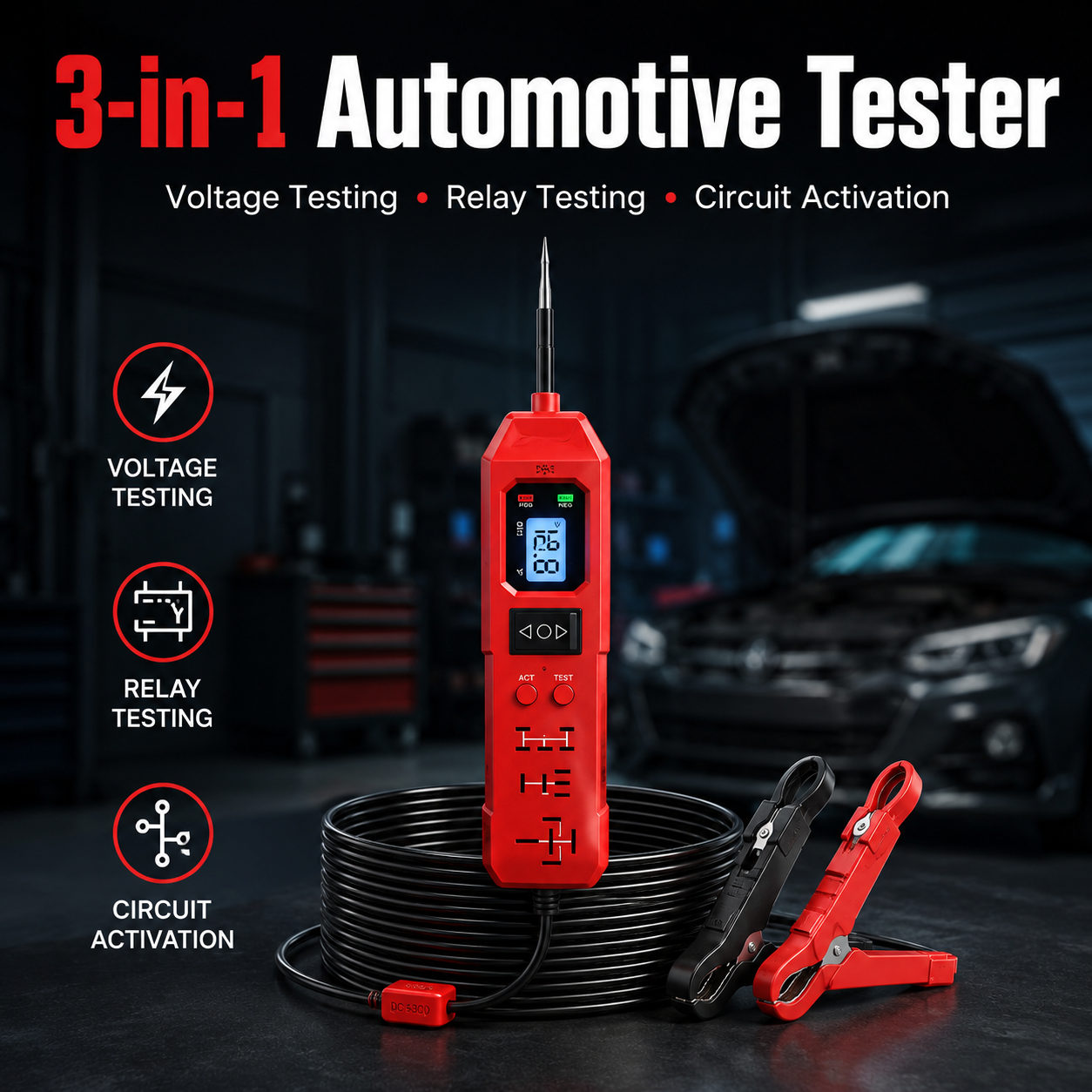 🔥49% OFF🔥3-in-1 Automotive Power Circuit Probe Tester