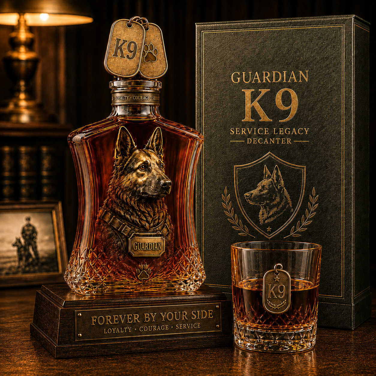 🐕🐾Guardian K9 Service Legacy Whiskey Decanter Set
