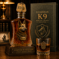 🔥750ml Decanter + 1 K9 Whiskey Glass（Most Popular）