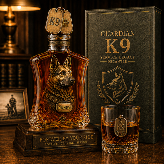 🐕🐾Guardian K9 Service Legacy Whiskey Decanter  Set