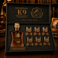 🎁750ml Decanter + 6 K9 Whiskey Glass（Best Gift）