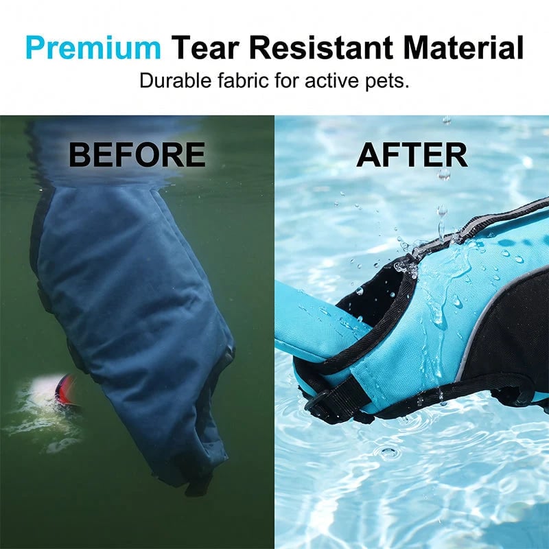 🐕 50% OFF NOW! 🛡️ High-buoyancy dog life jacket – professional life jacket, ergonomic fit & tear-resistant material – perfect for water adventures 🌊