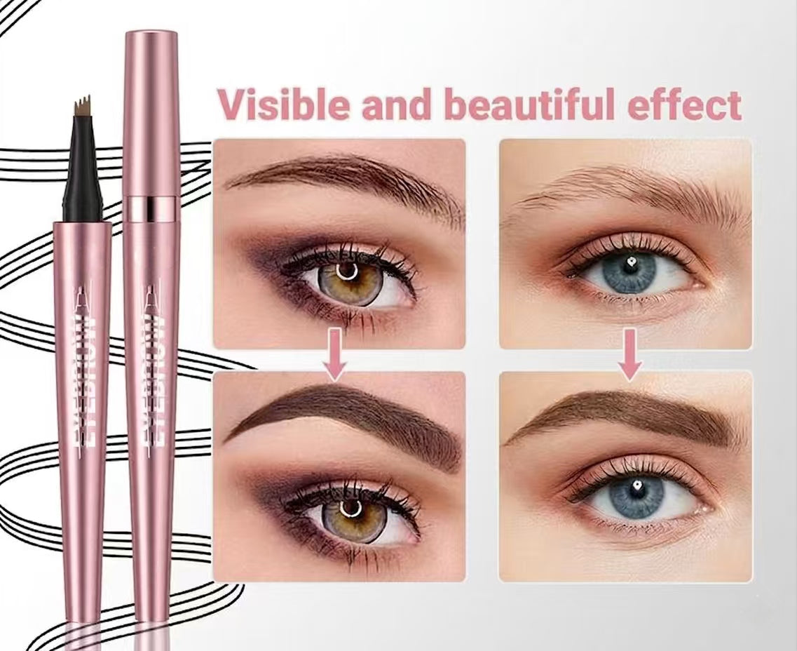 🖌️ Waterproof Micro-Fork Brow Pencil – Natural Hair-Like Brows