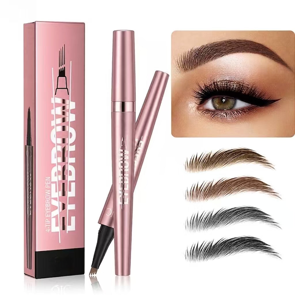 🖌️ Waterproof Micro-Fork Brow Pencil – Natural Hair-Like Brows