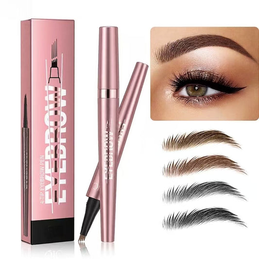 🖌️ Waterproof Micro-Fork Brow Pencil – Natural Hair-Like Brows