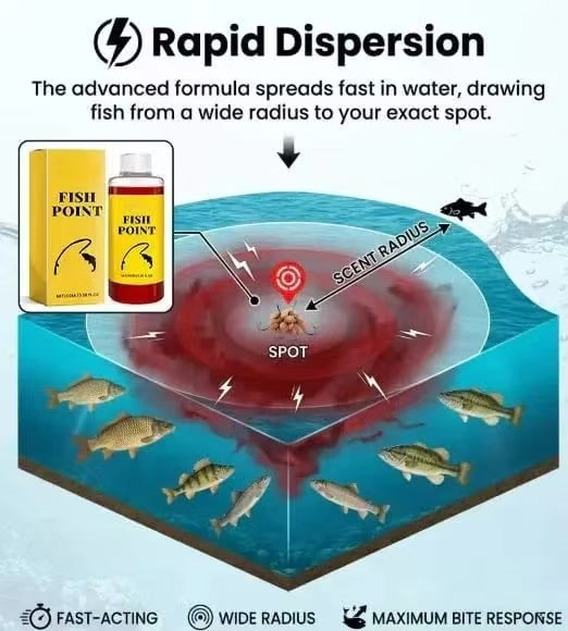 🎣 Concentrated Fish Attractant Liquid – 🐟Fast-Acting Red Worm  Formula
