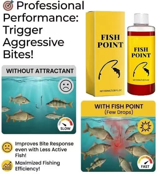 🎣 Concentrated Fish Attractant Liquid – 🐟Fast-Acting Red Worm  Formula