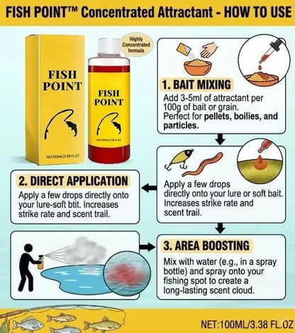 🎣 Concentrated Fish Attractant Liquid – 🐟Fast-Acting Red Worm  Formula