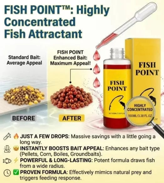 🎣 Concentrated Fish Attractant Liquid – 🐟Fast-Acting Red Worm  Formula