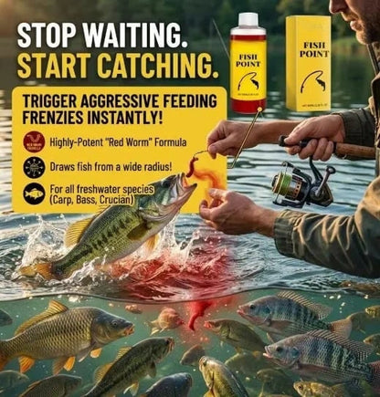 🎣 Concentrated Fish Attractant Liquid – 🐟Fast-Acting Red Worm  Formula
