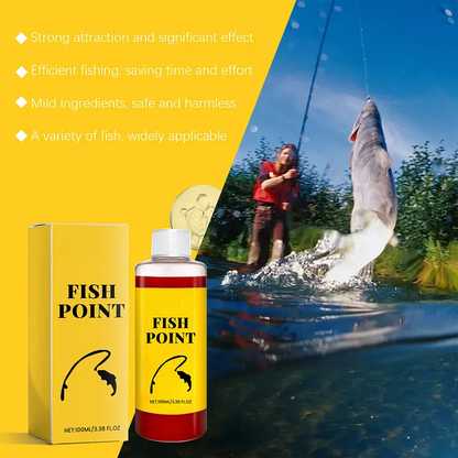 🎣 Concentrated Fish Attractant Liquid – 🐟Fast-Acting Red Worm  Formula