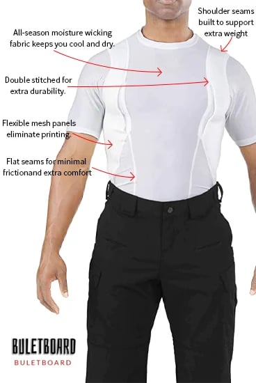 MEN/WOMEN'S CONCEALED HOLSTER T-SHIRT🎉🎉