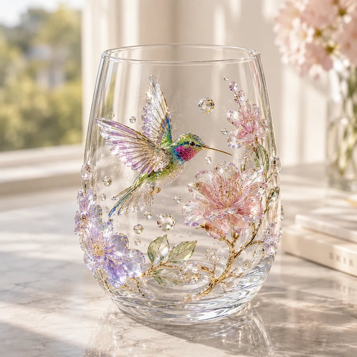🔥 LAST DAY 49% OFF – ✨ 3D Animal Floral Glass Tumbler | For Prettier Sips, Sunlight-Catching Details, Nature Charm & Elegant Everyday Drink Vibes 🌸🐾