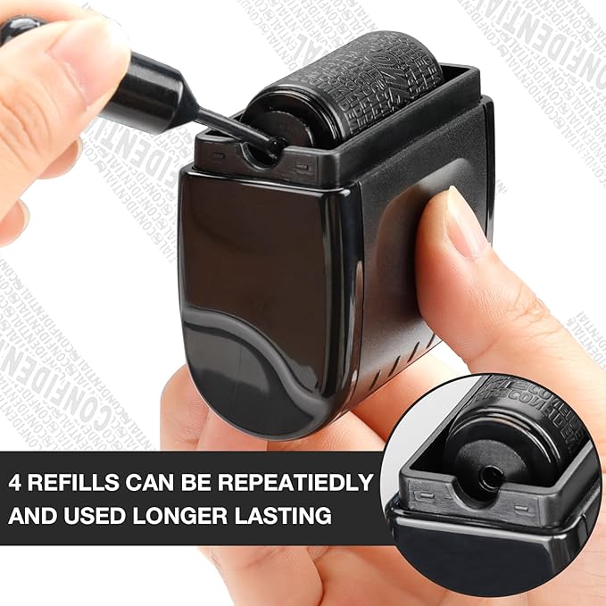 🔥🔥Privacy Protection Security Roller Stamp — Address & Billing Info Blocker, Home & Office Mailing Essentials 100m Long-Lasting Roll