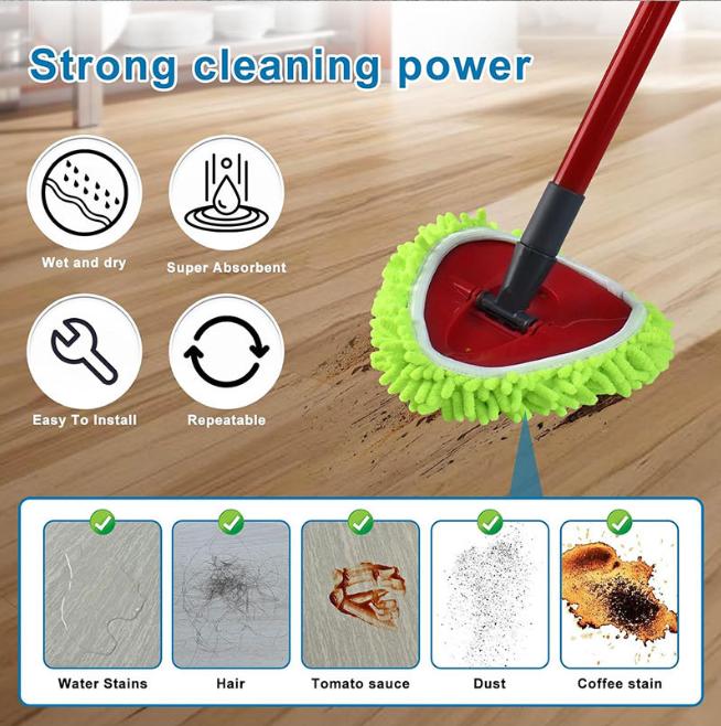 ⌛Limited-Time Offer-Chenille Spin Mop Head Replacement