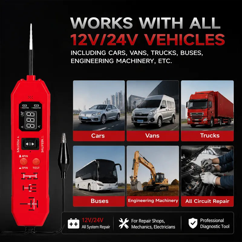 🔥49% OFF🔥3-in-1 Automotive Power Circuit Probe Tester