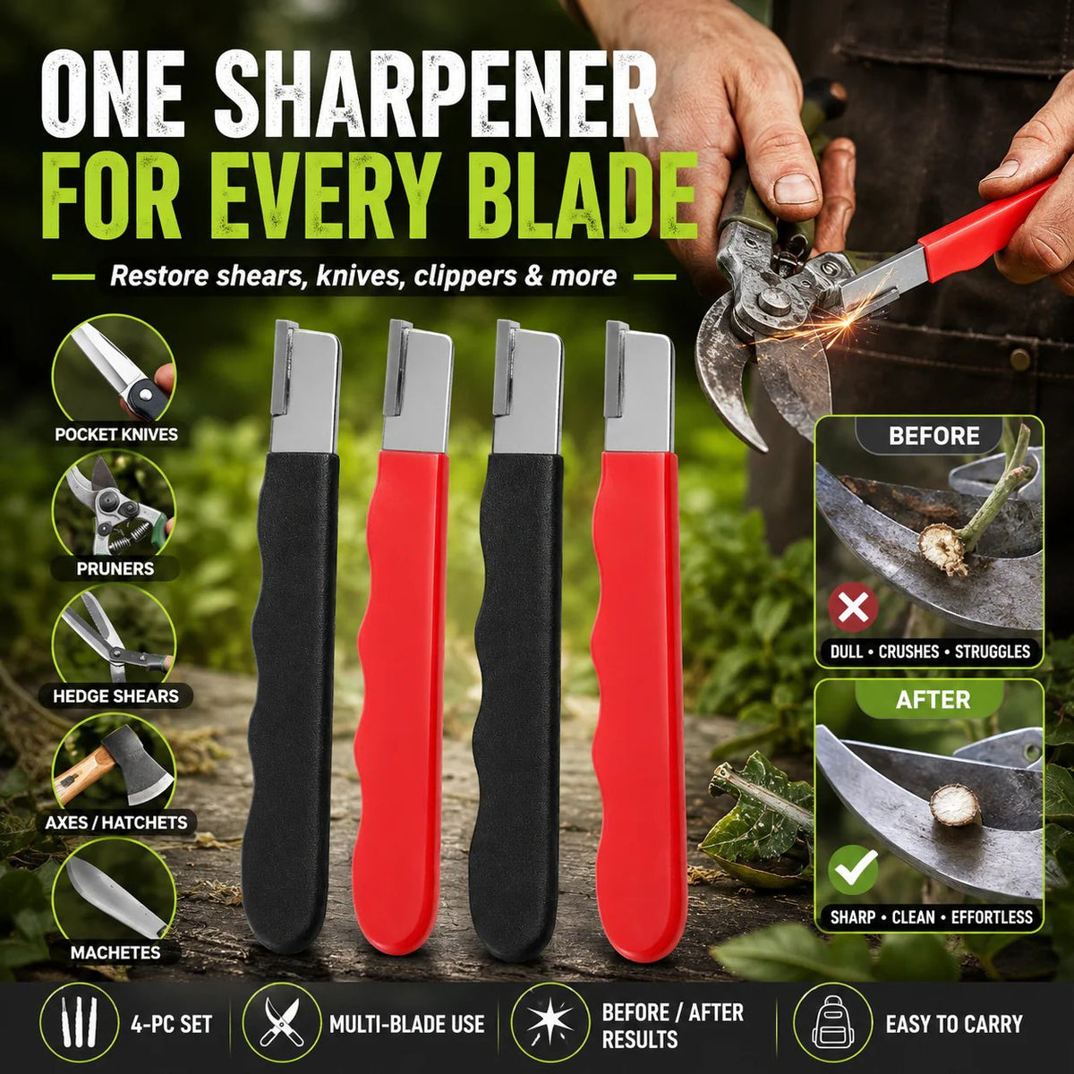 🛠️EdgePro Compact Tungsten Blade Sharpener