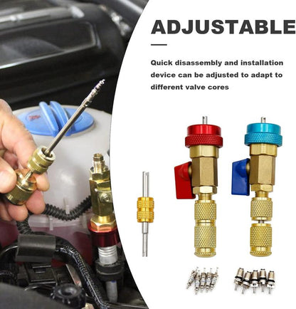 🔥Limited Time 50% Off✨AC Valve Core Remover & Installer Professional Kit