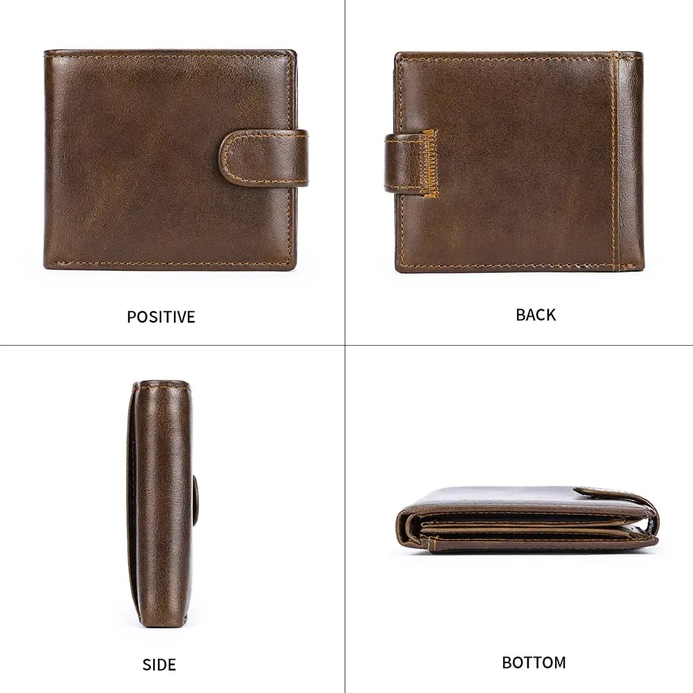 💕Hot Sale 30% Off💖👛Vintage Top‑Grain Genuine Leather Men’s Wallet