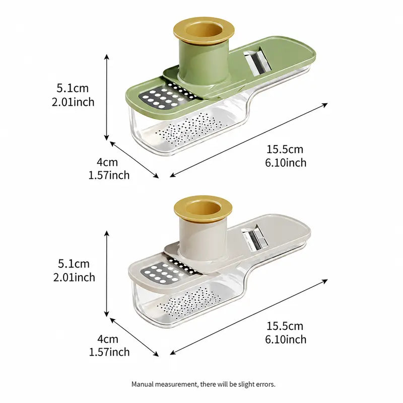 🧄 3-in-1 Multifunctional Ginger & Garlic Grater 🌶️
