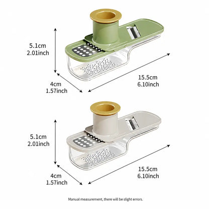 🧄 3-in-1 Multifunctional Ginger & Garlic Grater 🌶️