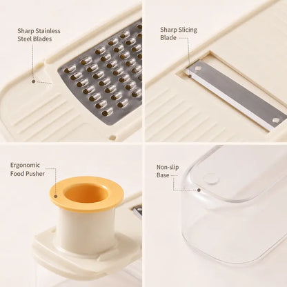 🧄 3-in-1 Multifunctional Ginger & Garlic Grater 🌶️